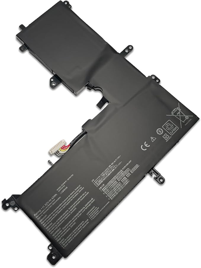 B31N1705 3ICP5/57/80 Laptop Battery Replacement for Asus VivoBook Flip 14 TP410UA TP410UF TP410UR UX460UA Q405UA Series(11.52V 42Wh 3653mAh)