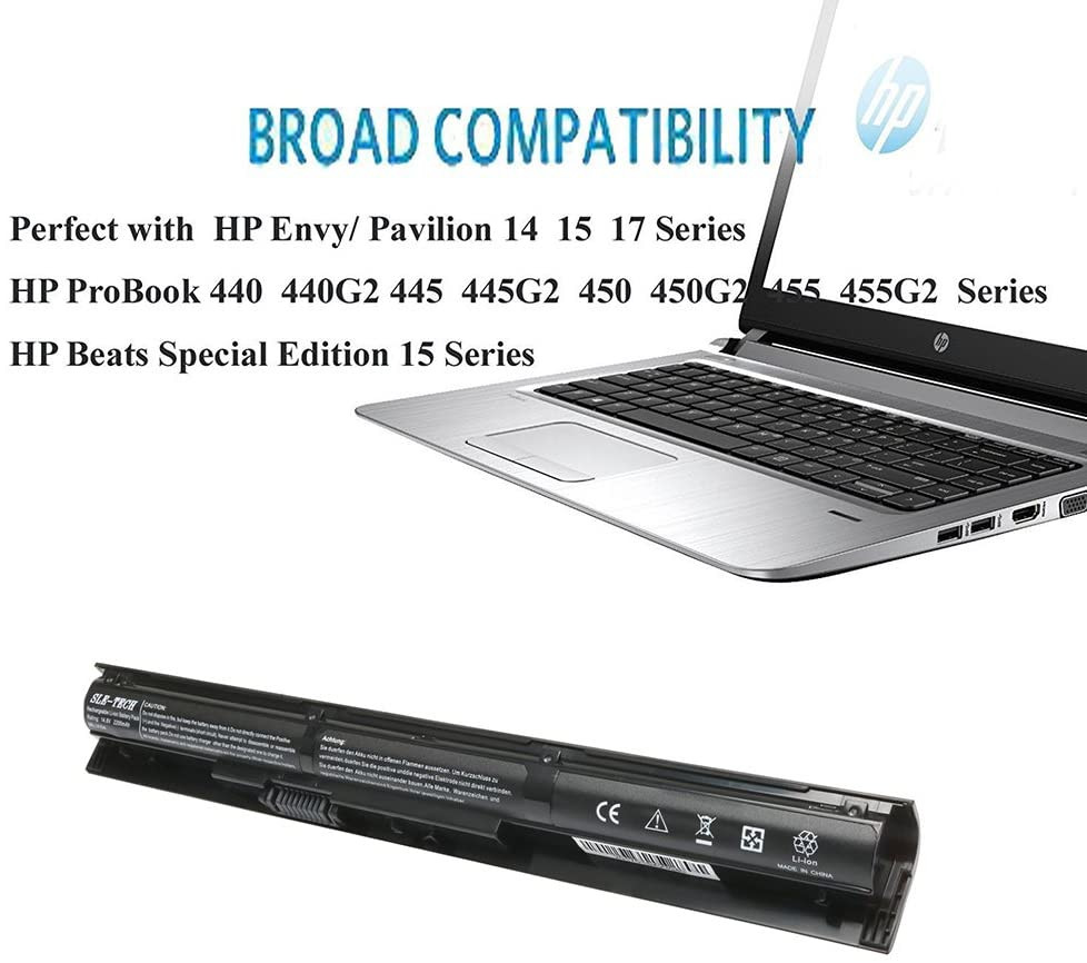 Laptop Battery for HP Probook 440 450 445 470 455 G0 G1 708457-001 708458-001 Fp06 Fp09 H6l26aa,h6l27aa Hstnn-ib4j Hstnn-lb4k Hstnn-ub4j Hstnn-w92c Hstnn-w93c